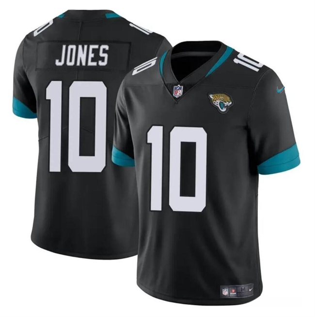 Men's Jacksonville Jaguars #10 Mac Jones Black Vapor Untouchable Limited Stitched Jersey